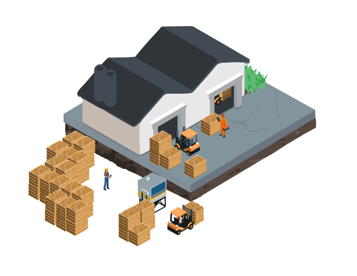 Shipping illustration
